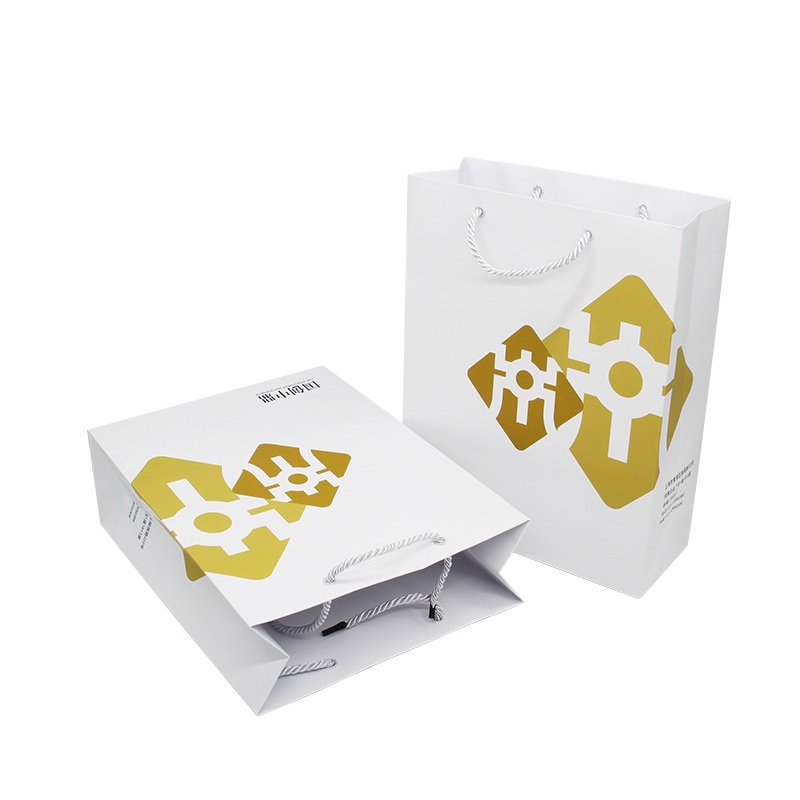 Luxury White Paper Bags 