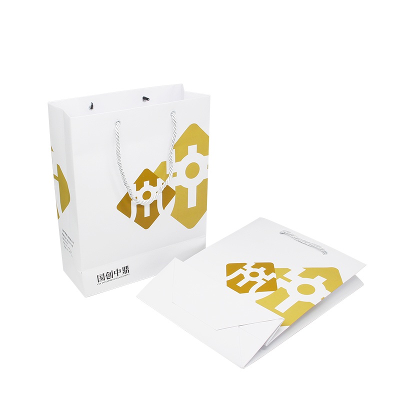 Luxury White Paper Bags 